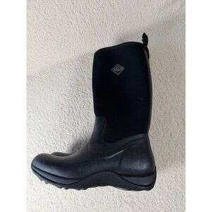 Muck Boot Women's Arctic Adventure Snow Boot Pull On Waterproof Black Size 7